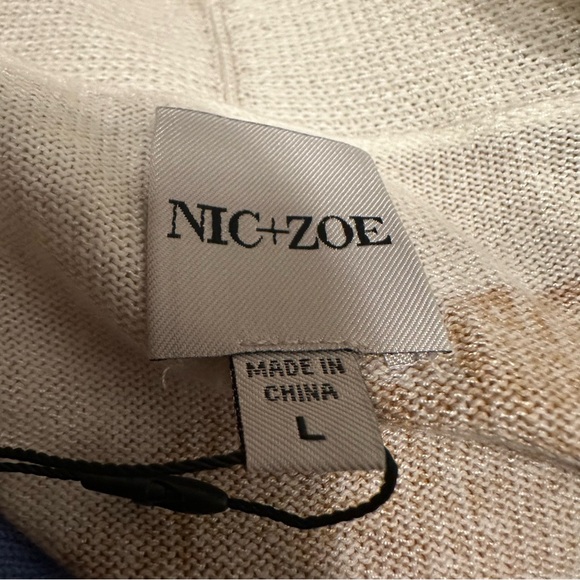 NWT NIC+ZOE Ocean Isle Sweater reg $148 - Picture 10 of 12